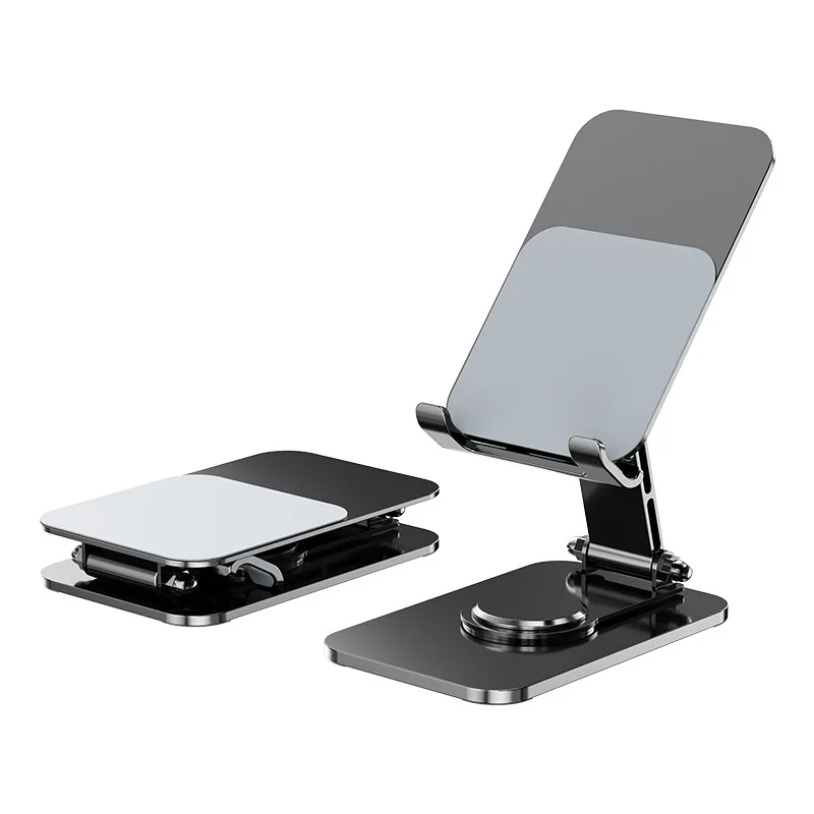 Tablet Stand Adjustable - Universal Metal 360° Rotatable Phone Tablet