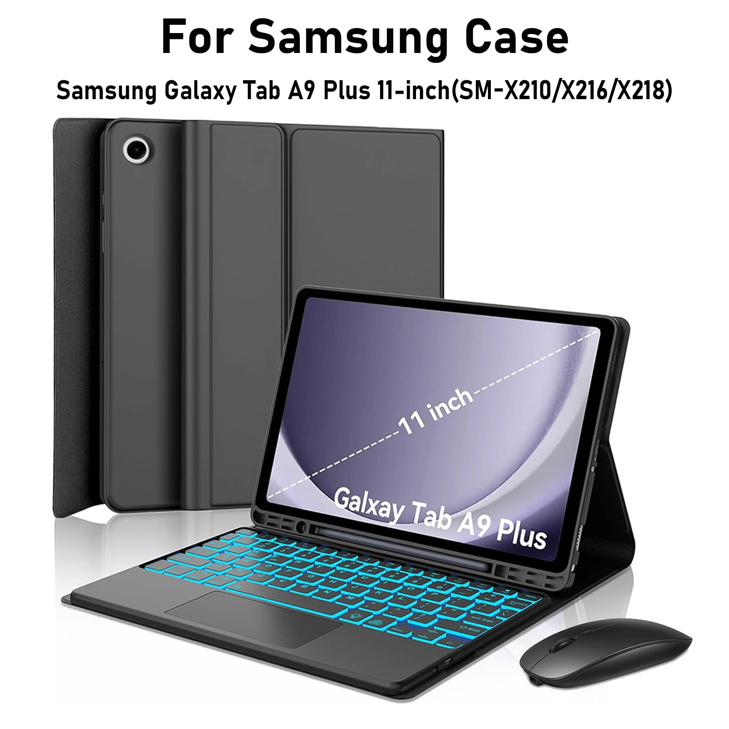 Samsung Tablet A9 Accessories - Keyboard Case for Samsung Galaxy Tab