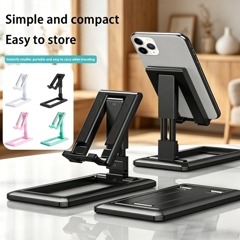 Tablet Stand Adjustable - Foldable Tablet Mobile Phone Desktop Phone