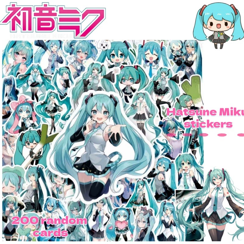 200pcs Hatsune Miku Anime Cart - Tablet Accessories Set review and price