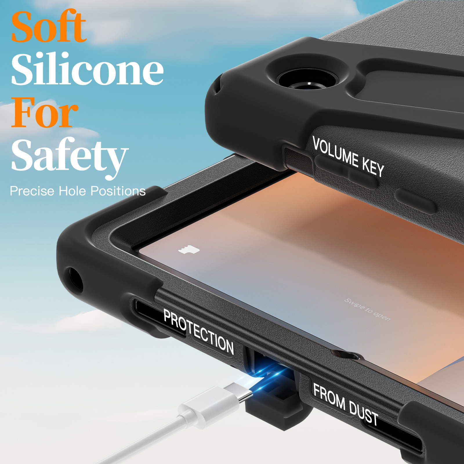 AJIUYU 360° Rotating Rugged Ca - Samsung Tablet A9 Accessories review and price