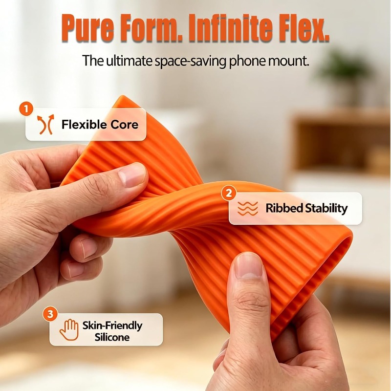 Flexible Foldable Silicone Pho - Tablet Stand Adjustable review and price