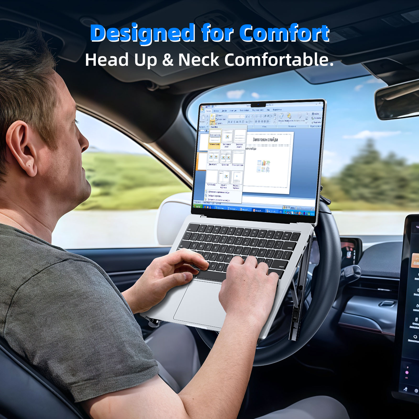 Eary Car Laptop Mount Steering - Tesla Tablet Accessories review and price