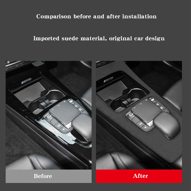 Car Center Console Suede Style - Tesla Tablet Accessories review and price