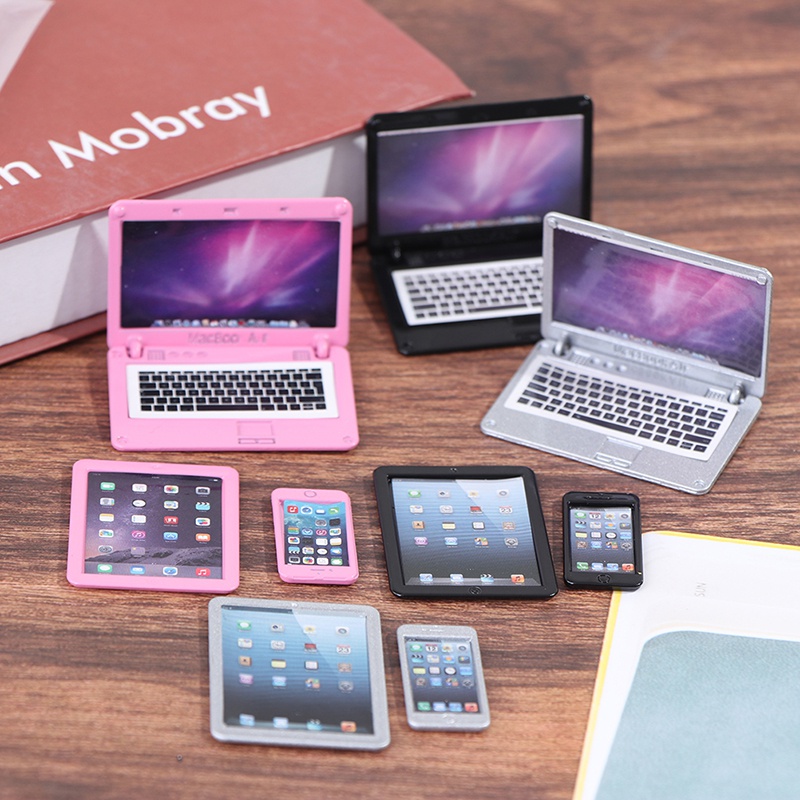 3Pcs/Set Simulation Mini Lapto - Tablet Accessories Set review and price