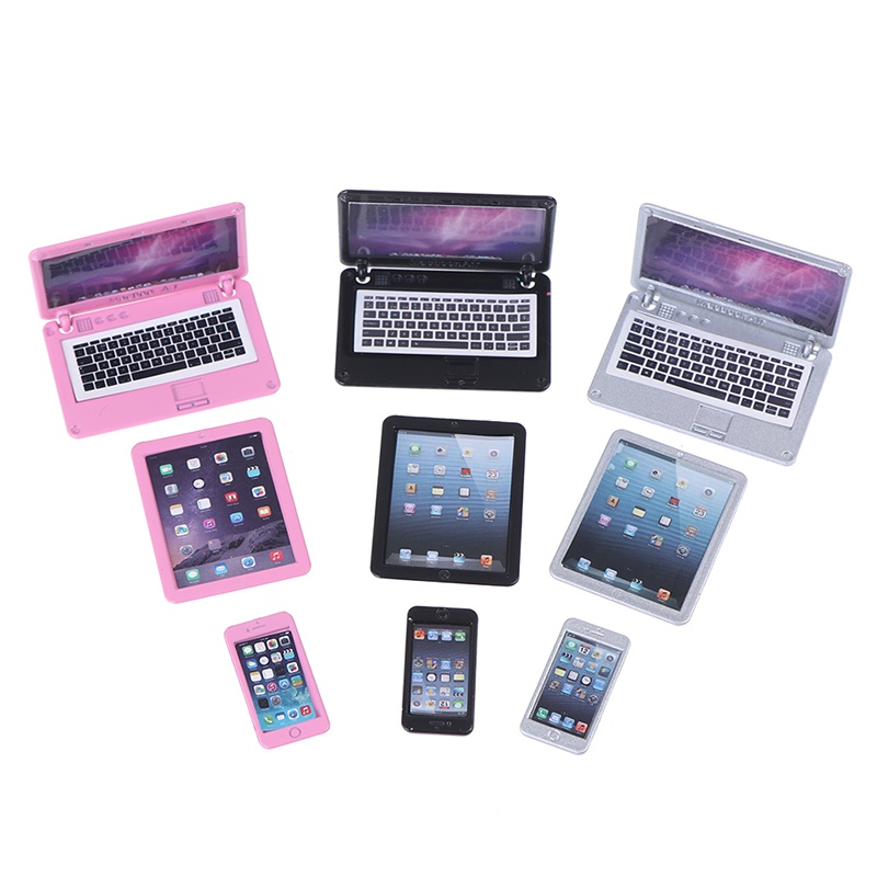 3Pcs/Set Simulation Mini Lapto - Tablet Accessories Set review and price