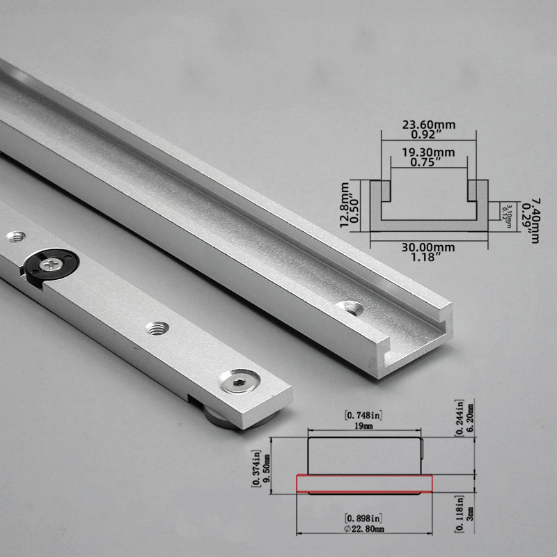 2Pcs T‑Track & Miter Track Jig - Tablet Accessories Set review and price