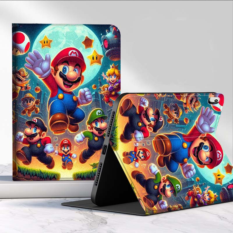 Cartoon M-Marios Art For Samsu - Samsung Tablet A9 Accessories review and price