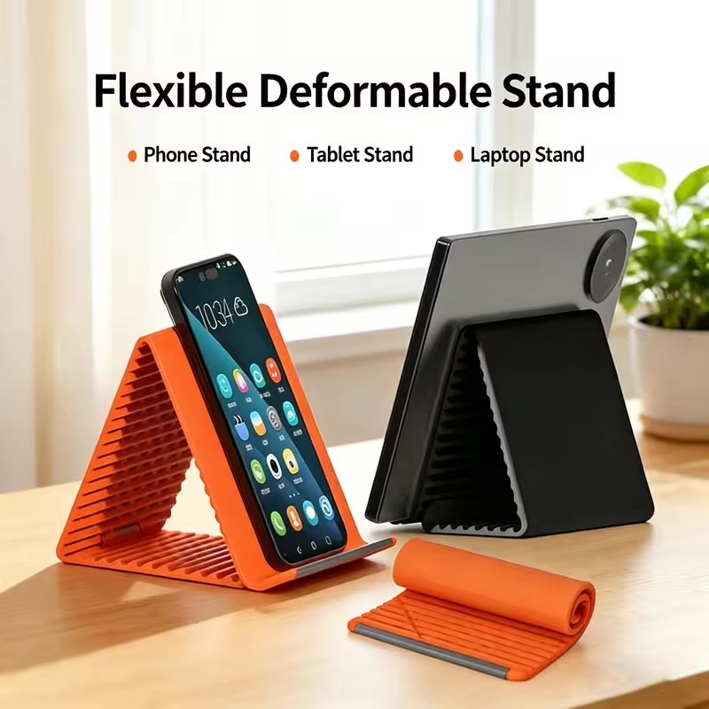 Flexible Foldable Silicone Pho - Tablet Stand Adjustable review and price