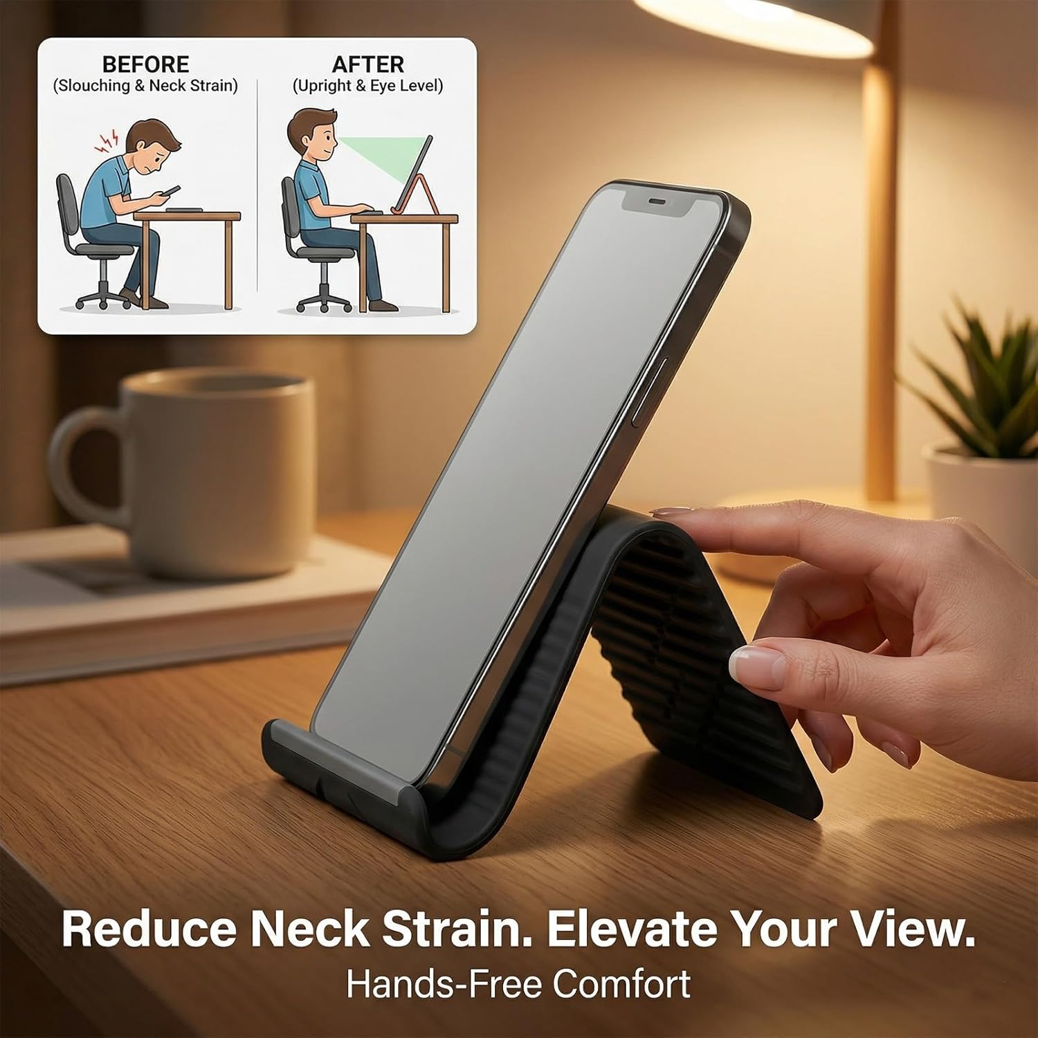 Flexible Foldable Silicone Pho - Tablet Stand Adjustable review and price