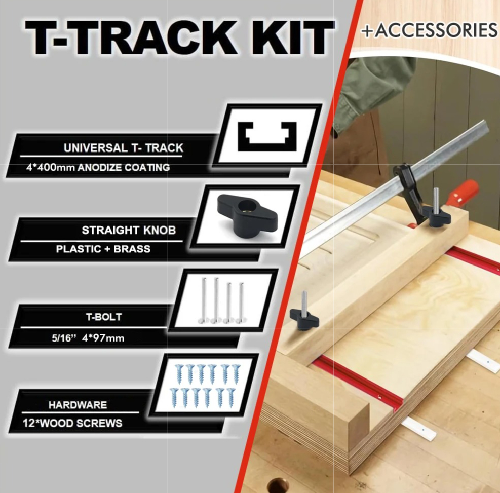 19# T-Track Kit for Router Tab - Tablet Accessories Set review and price