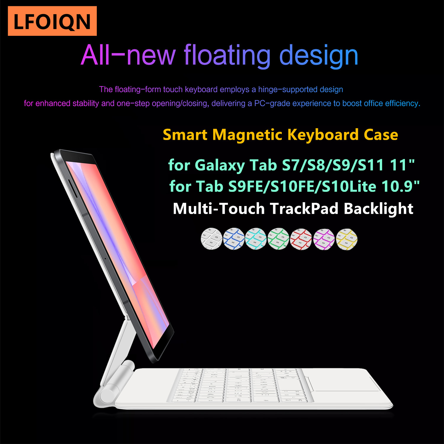 LFOIQN Magic Keyboard for Sams - Galaxy Tablet Accessories review and price