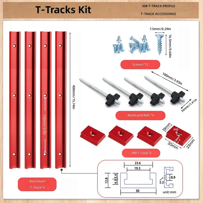 T30 T Slot Slider Set Red Blue - Tablet Accessories Set review and price