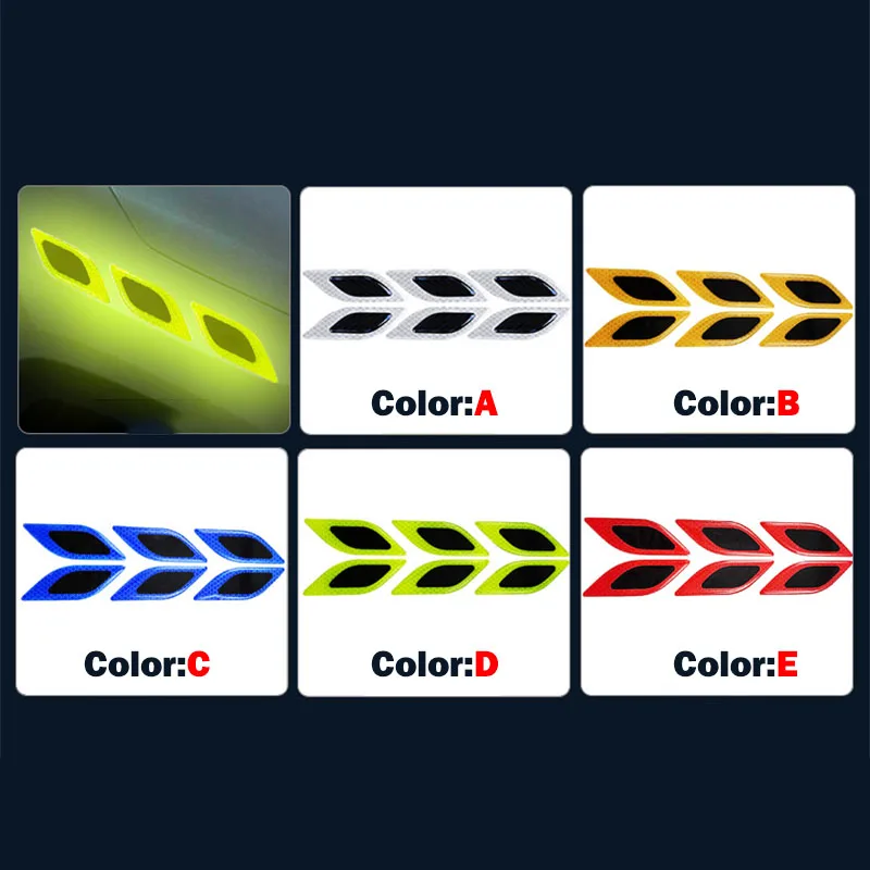 6pcs/Set Car Reflective Sticke - Tablet Accessories Set review and price